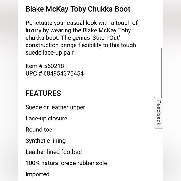NWT Blake McKay Toby Chukka Suede Boot - Picture 3 of 11